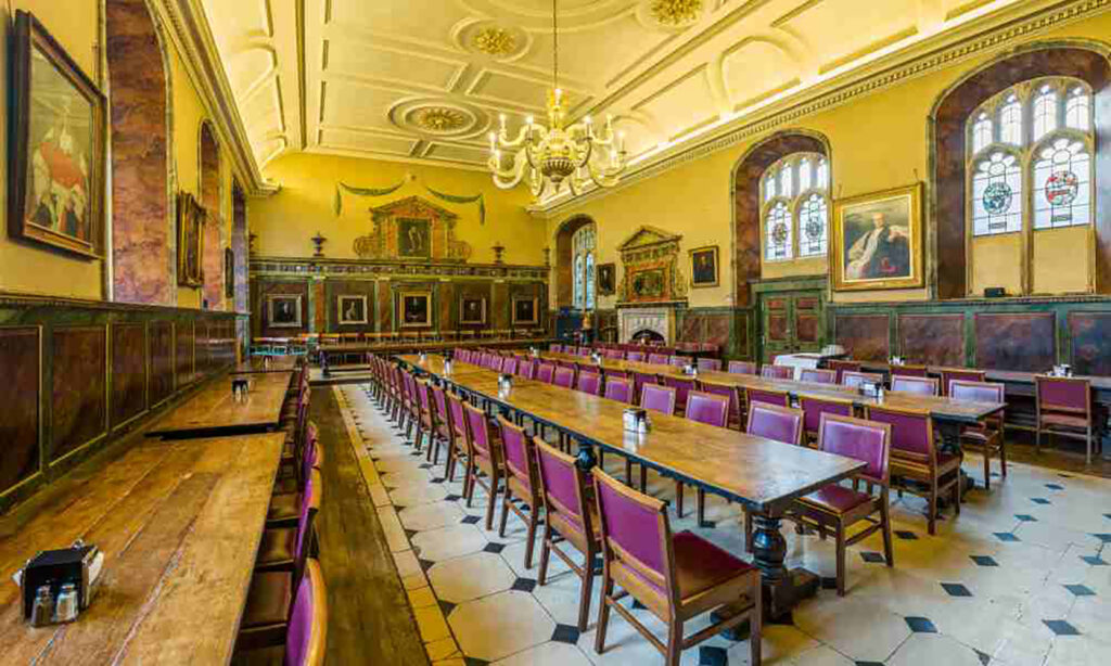 Trinity College Dining Hall, Servery, Kitchen and SCR refurbishment by Original Field of Architecture
