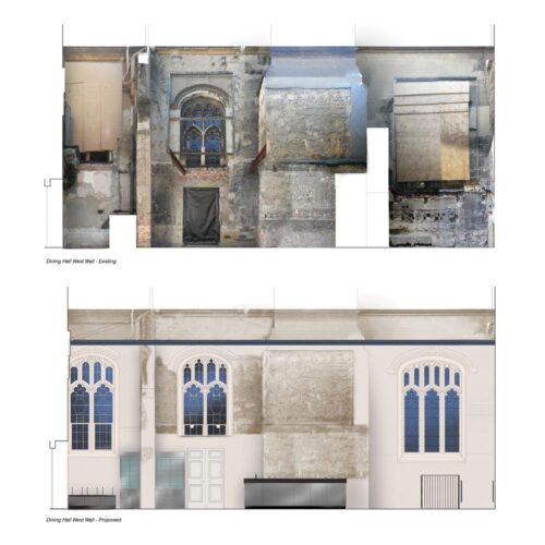Trinity College Dining Hall, Servery, Kitchen and SCR refurbishment by Original Field of Architecture