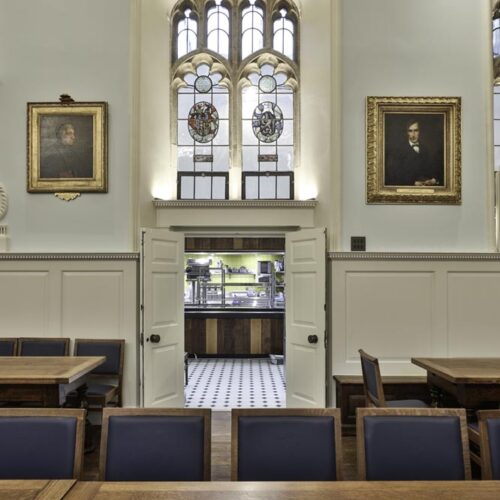 Trinity College Dining Hall, Servery, Kitchen and SCR refurbishment by Original Field of Architecture